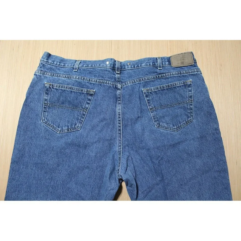 Vintage Faded Glory Men's 48x30 Relaxed Fit Straight Leg Denim Jeans Y2K‎ Baggy
